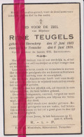 Devotie Doodsprentje Overlijden - René Teugels - Steendorp 1883 - Temse 1936 - Obituary Notices