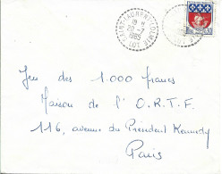 1B1  ---  46  SAINT-LAURENT-LOLMIE   B7 Blason Paris - Manual Postmarks