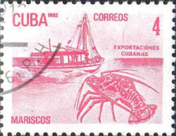 Cuba Poste Obl Yv:2337 Mi:2634 Exportaciones Cubanas Mariscos (Beau Cachet Rond) - Usados