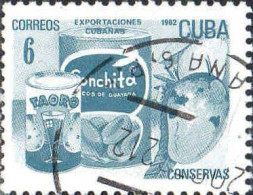 Cuba Poste Obl Yv:2338 Mi:2635 Exportaciones Cubanas Conservas (TB Cachet Rond) - Oblitérés