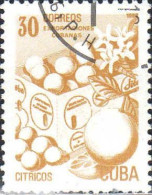 Cuba Poste Obl Yv:2343 Mi:2640 Exportaciones Cubanas Citricos (Beau Cachet Rond) - Usati