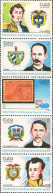 Cuba Poste N** Yv:2884-88 Historia Latinoamericana Colombia A.Narino - Unused Stamps