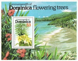 Dominica Bloc N** Yv: 58 Mi:58 Flowering Trees - Dominica (1978-...)