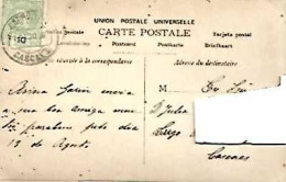 Portugal & Marcofilia, Idette Brémonval, Artiste De Théâtre à L'Olympia, Ed. Walery Paris Serie 5100,Cascaes 1906 (37) - Briefe U. Dokumente