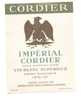 Etiquettes De Vin Blanc Supérieur -   Impérial Cordier  - Napoléon -  Cordier à Bordeaux  (33) - Empereurs, Rois, Reines Et Princes