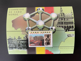 Cape Kap Verde Cabo Verde 2001 Mi. Bl. 34 Expo Belgica Atomium Bruxelles Brussels Manneken Pis - Kap Verde