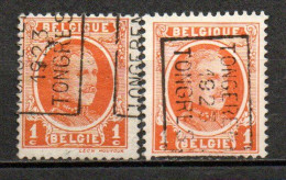 3112 Voorafstempeling Op Nr 190 - TONGEREN 1923 TONGRES - Positie A & B - Rollenmarken 1920-29