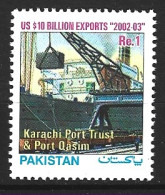 PAKISTAN. N°1107 De 2003. Navire à Quai. - Ships