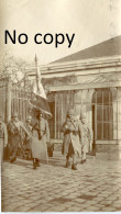 PHOTO FRANCAISE - LE DRAPEAU DU 10e GENIE A LA CASERNE D' ANGERS MAINE ET LOIRE 1917 - GUERRE 1914 1918 - Guerre, Militaire