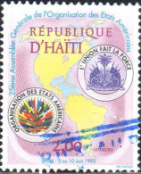 Haiti Poste Obl Yv: 858 Mi:1532 L'Union Fait La Force (Obl.mécanique) - Haití