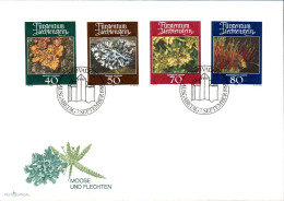 LIECHTENSTEIN FDC PLANTES ET MOUSSES - Otros & Sin Clasificación