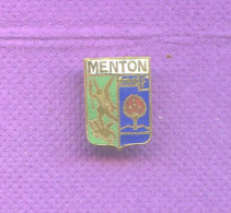 Broche  Menton  ( Ce N'est Pas Un Pin's ) - Steden