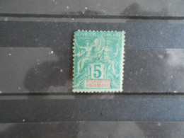 NOUVELLE-CALEDONIE YT 44 TYPE DUBOIS 5c. Vert* - Unused Stamps