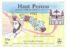 Etiquette De Vin Haut Poitou 1992  -  Cuvée Sur Les Chemins De Saint Jacques  -  Théme Religion - Religiones