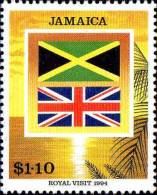 Jamaique Poste N** Yv: 845 Mi:822 Royal Visit 94 - Jamaica (1962-...)