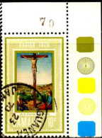 Jamaique Poste Obl Yv: 313 Mi:305 Easter Christ Crucified Coin D.feuille (TB Cachet Rond) - Giamaica (1962-...)