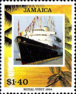 Jamaique Poste N** Yv: 846 Mi:823 Royal Visit - Giamaica (1962-...)