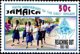 Jamaique Poste N** Yv: 826 Mi:806 100.Anniversary Of The Girls'Brigade - Jamaica (1962-...)