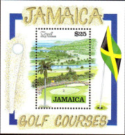 Jamaique Bloc N** Yv:34 Mi:39 Golf Courses - Giamaica (1962-...)