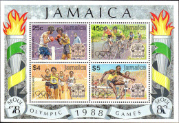 Jamaique Bloc N** Yv:27 Mi:29 Seoul Olympics - Jamaica (1962-...)