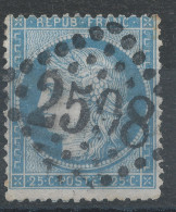 Lot N°83482   N°60, Oblitéré GC 2598 NANCY(52), Indice 1 - 1871-1875 Cérès