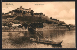 AK Würzburg, Flusspartie An Der Festung Marienburg  - Wuerzburg