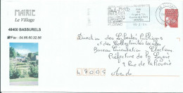 FRANCE P.A.P. 20g BASSURELS Rouge FLORAC POUR MENDE ( LOZERE ) DE 2004 LETTRE COVER - PAP: Aufdrucke/Luquet