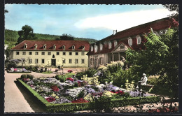 AK Bad Bocklet, Brunnen- Und Badehaus Mit Garten  - Autres & Non Classés