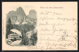 Cartolina Cortina D`Ampezzo, Gruss Mit Dem Hotel Tre Croci  - Andere & Zonder Classificatie