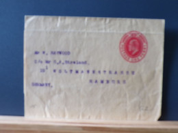 ENTIER562  WRAPPER  G.B. TO GERMANY - Stamped Stationery, Airletters & Aerogrammes