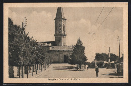 Cartolina Perugia, Chiesa Di S. Pietro  - Perugia