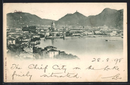 Cartolina Como, Blick Auf Den Hafen  - Como