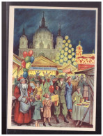DT- Reich (024197) Propagandakarte Festpostkarte Berliner Weihnachtsmarkt, Gestempelt Mit SST Berlin 8.12.1938 - Briefe U. Dokumente