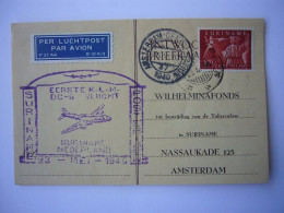 Avion / Airplane / KLM / DC-6 / First Flight Suriname - Nederland / May 23,1949 - 1946-....: Modern Era