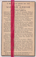 Devotie Doodsprentje Overlijden - Victor Creve Echtg Marie Lobelle - Wachtebeke 1864 - Roubaix 1938 - Décès
