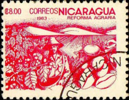 Nicaragua Poste Obl Yv:1309 Mi:2455 Reforma Agraria (TB Cachet Rond) - Nicaragua