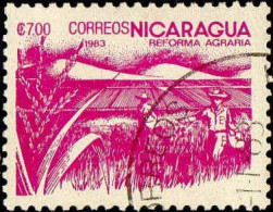 Nicaragua Poste Obl Yv:1308 Mi:2454 Reforma Agraria (TB Cachet Rond) - Nicaragua