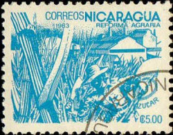 Nicaragua Poste Obl Yv:1306 Mi:2452 Reforma Agraria (TB Cachet Rond) - Nicaragua