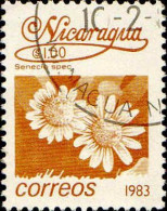 Nicaragua Poste Obl Yv:1251 Mi:2360 Senecio Spec (TB Cachet Rond) - Nicaragua