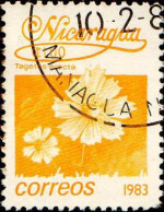 Nicaragua Poste Obl Yv:1249 Mi:2355 Tagetes Erecta (TB Cachet Rond) - Nicaragua