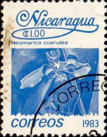 Nicaragua Poste Obl Yv:1250 Mi:2363 Neomarica Coerulea (TB Cachet Rond) - Nicaragua