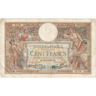 France, 100 Francs, Luc Olivier Merson, 1938, W.59824, TB, Fayette:25.23, KM:86b - 100 F 1908-1939 ''Luc Olivier Merson''