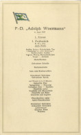 Menükarte Dampfer Adolph Woehrmann, 4.Juni 1920, Frühstück - Menus