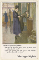Brynolf Wennerberg: Elegante Damen Beim Kriegsanleihe Zeichnen (Vintage PC ~1910s) - Wennerberg, B.