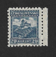 Czechoslovakia 1926 MNH ** Mi 252 Wz Sc 111 Karlstejn  With Watermarks No.8.Tschechoslowakei C7 - Nuevos