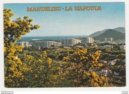 06 MANDELIEU LA NAPOULE Vers Cannes N°317 Grands Immeubles Mimosas En 1983 - Cannes