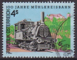Chemins De Fer - AUTRICHE - Locomotive, Lignes Locales - N° 1745 - 1988 - Used Stamps