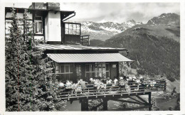 Postcard Switzerland Restaurant Terrasse Schatzalp 1957 - Autres & Non Classés