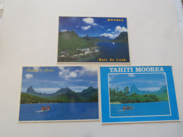TAHITI - Lot De 3 Cartes - - Polynésie Française