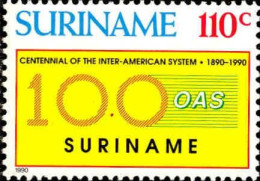 Suriname Poste N** Yv:1201 Mi:1349 Inter-American System - Surinam